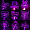 Barra luminosa personalizada con luces luminosas, nombre de clase, para niños, manos arriba, estrellas, conciertos, fans, ayuda circundante