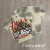 Duaa Transfronteiriça Hip-Hop Harajuku Curta Moda Streetwear Gótica Unissex Punk Casual Algodão Solta Camiseta