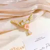 Pingente em Forma de Gota de Coração de Cobre com Microincrustação de Zircônia, Design de Luxo Leve, Acessórios de Joias DIY Estilo Nicho