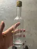 Fina blanca redonda 50ml -- 250ml tapa de aluminio cuello largo vidrio transparente botella de vino pequeña botella de vino para la salud botella de aceite de oliva