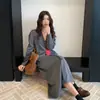 Elegante Conjunto de Blazer con Solapa y Falda para Mujer, Primavera Tallas Grandes, Estilo Coreano, Conjunto de Dos Piezas Adelgazante