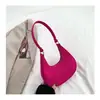 Bolso de Fieltro de Color Sólido para Mujer 2026 Nuevo Estilo Coreano de Moda Bolso de Hombro con Patrón de Piedra Bolso de Mano Versátil a la Moda