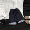 Jeans Infantil Outono e Inverno Novo Estilo Coreano Meninos e Meninas Moderno Punho Solto Casual Calças Retas Calças Compridas Moderno