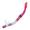Equipamento de mergulho novo para adultos aparelho respiratório de natação suprimentos de snorkeling exportação tubo de respiração semi-seco de borracha atacado