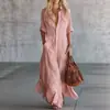 2026 Camisa estilo estación independiente de Amazon con cuello retorcido, botón de presión, bolsillo de parche de moda, vestido, comercio exterior transfronterizo europeo y americano