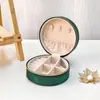 Caja de Embalaje para Joyería con Cremallera de Terciopelo Transfronteriza Caja de Almacenamiento de Joyería de Terciopelo Caja para Pendientes, Collares, Anillos