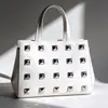 Em Estoque Studs Quadrados Côncavos 3D 5-15mm DIY Artesanato em Couro Decoração para Sapatos Bolsas Rebites Quadrados Piramidais