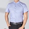 Camisa masculina e feminina mesmo estilo manga curta moda verão 2019 nova slim fit roupa de trabalho formal de negócios ol camisa profissional