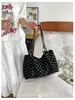Estilo Dulce de Lunares para Niña Casual Gran Capacidad Simple para Viajes Cotidianos Bolso Cruzado de Moda para Niña Bolso Tote de un Solo Hombro Personalizado