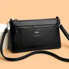 Bolso de Mujer de Comercio Exterior 2026 Nuevo Simple Textura de Lichi Calidad Bolso para Madre de Mediana Edad Gran Capacidad Versátil Bolso de Hombro Cruzado