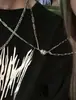 Collar de Doble Capa Nuevo para Pareja Transfronterizo, Afecto Mutuo, Cadena para Clavícula de Corazón Magnético Set al por Mayor