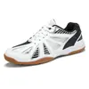 Zapatos de Tenis de Mesa Modelo Nuevo Transfronterizos para Hombres y Mujeres, Ligeros, Antideslizantes, Transpirables Zapatos de Bádminton, Zapatos de Tenis, Zapatos de Entrenamiento Profesional