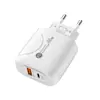 Cargador de Teléfono Móvil Multi-Puerto Butterfly Ac Adaptador de Corriente 5V3A PD25W+QC3.0 Cabezal de Carga Rápida Venta al por Mayor