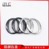 Anel de liga de diâmetro interno 25mm anel oval anel decorativo hardware decorativo para bolsa bagagem acessórios fabricantes Mingchuang