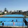 Tapa de Piscina de Aguas Residuales de Fibra de Vidrio, Sellado y Aislamiento de Aguas Residuales, Recolección de Gases de Escape, Tapa Arqueada, Canaleta de Drenaje, Tapa de Piscina a Prueba de Olores