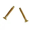 Tornillos de latón estándar británico y americano # 6 # 8 # 10 # Tornillos para máquina Phillips avellanados, tornillos de cabeza plana de cobre están en stock. Bienvenido a consultar