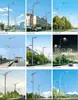 Fabricante de iluminação pública municipal personalizada, luz pública de braço duplo, luz pública de paisagem, 8,1 m, luz pública de engenharia municipal, luz pública principal