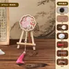 Ímã de geladeira leque de brocado materiais DIY mini pintura decorativa magnética atividades pais e filhos brocado Song equipe cultural e criativa