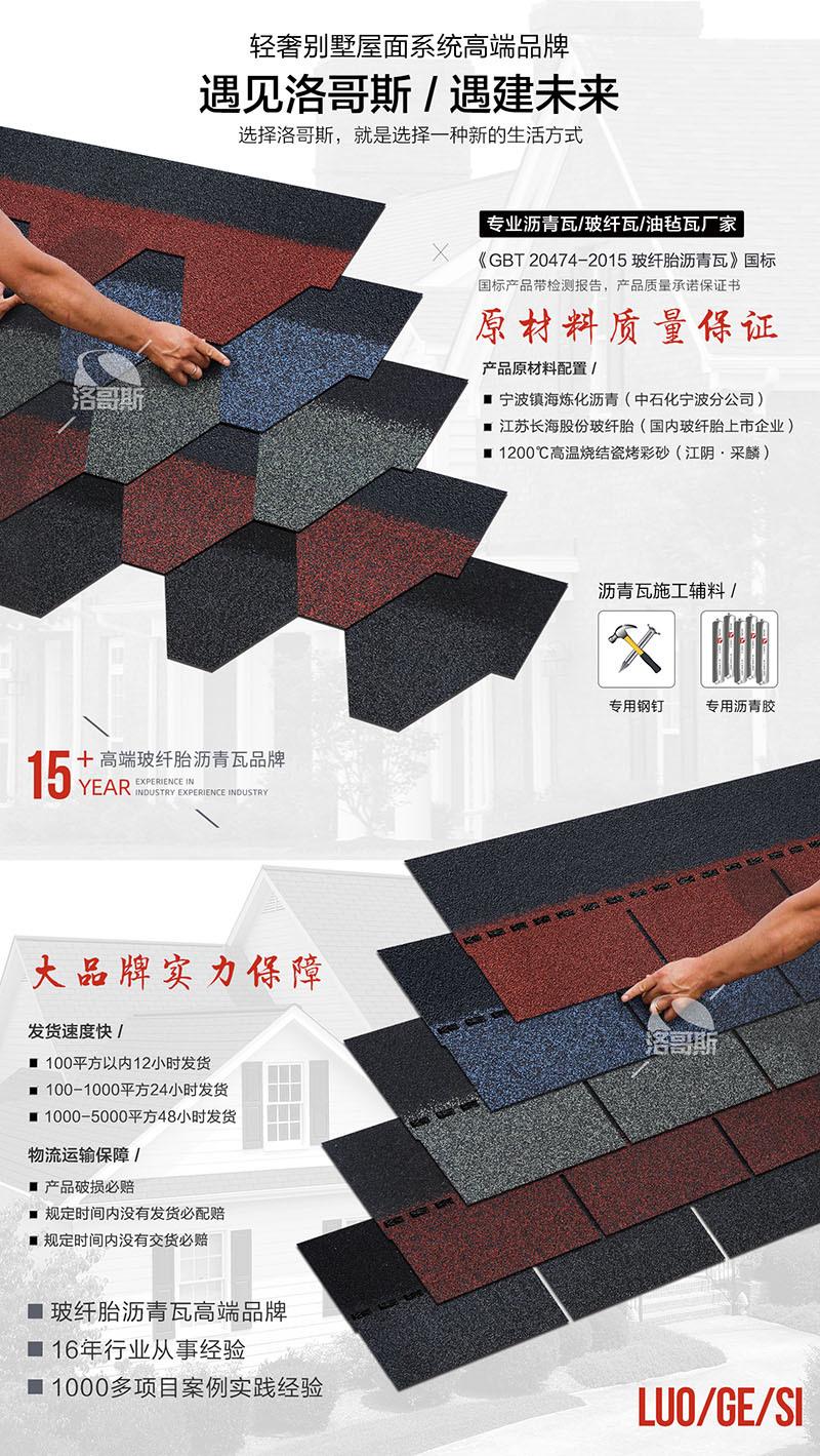 洛哥斯沥青瓦品牌简介