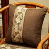 Cojín para Sala de Estar Estilo Chinoiserie, Cojín para Sofá, Cojín Grande para Espalda de Cama con Funda de Cojín Interior, Cojín Lumbar Estilo Chinoiserie al por Mayor Ma Shihai