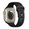 Pulseira para Apple Watch Apple Watch9/8/Ultra s10 Silicone Monocromático com Três Contas Pulseira Iwatch