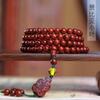 Zâmbia Rosewood de Folha Pequena Pulseira Auspiciosa DIY tamanho 0.6 x 108 joias masculinas e femininas rosário fábrica atacado