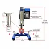 Máquina Homogeneizadora Emulsificadora Eléctrica Elevadora Qiwei con Regulación de Velocidad de Frecuencia Variable y Control de Pantalla Digital, Máquina Homogeneizadora Emulsificadora de Laboratorio con Alto Cizallamiento