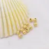 Nuevas cuentas con agujero diy accesorios para joyería hecha a mano con cuentas cuentas de cobre con agujeros cuentas arenadas cuentas de transferencia cuentas de posicionamiento al por mayor