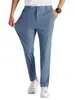 Nuevos Pantalones de Golf Elásticos de Verano para Hombre de Venta Caliente en Comercio Exterior, Pantalones Formales Casuales de Cintura Elástica Ajustados Rectos Cónicos