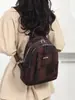 Mochila cruzada para mujer nueva, moderna, a la moda, casual, retro, bolso de hombro de gran capacidad, mochila simple de cuero suave