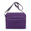 Nova bolsa tiracolo de lona Oxford leve e impermeável para mães, adequada para mulheres de meia-idade e idosas, mochila esportiva casual de nylon