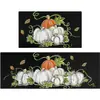 Felpudo Decorativo Navideño Transfronterizo Alfombra Larga de Cocina Absorbente de Aceite Felpudo Antideslizante Resistente a la Suciedad para Puerta para Pelo