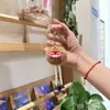 Fofo Imitação de Pelo de Coelho Rex Boca Grande Bola de Carvão Pequena Pelúcia Coreana Bolsa Escolar Pingente de Bolsa Presente Pingente de Chaveiro de Carro