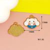 Yuanyuan Sanrio DIY jóias acessórios kulomi melodia KT gato liga óleo acessórios para cabelo pulseira pingente