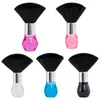 Cepillo Limpiador de Cabello de Cuatro Colores, Cepillo para el Cabello de Cerdas Suaves, Cepillo para Cortar el Cabello, Herramienta Limpiadora de Cabello