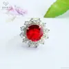 Anillo de Vidrio Colorido Retro Europeo y Americano Ai Yu Banda de Anillo Ajustable Transfronterizo Transmisión en Vivo Venta Caliente Venta al por Mayor S5021511