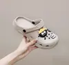 Tamancos Estudantis de EVA, Sapatos de Jardim, Sapatos Fechados Fofos com Desenho para Mulheres, Sapatos de Praia Respiráveis e Modernos para Uso Externo