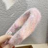 Diadema de peluche dulce de Navidad para Otoño e Invierno, nuevo tocado de ala ancha, diadema peluda, accesorios para el cabello, pasador, accesorios de pasador para mujer