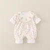 2026 Otoño Mono de Algodón de Doble Capa Clase A para Bebé Niña Ropa para Bebés Traje para Gatear