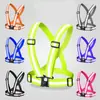 Tirantes Reflectantes, Chalecos Reflectantes Protectores para Correr de Noche, Ropa Reflectante para Ciclismo, Tirantes Elásticos Transfronterizos, Chalecos Protectores para Ropa