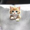 Transfronterizo Nuevo Dibujo Animado Gato Tigre Yo Grinch Colgante Creativo Colgante Decoración de Coche Decoración de Árbol de Navidad
