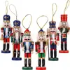 En Stock Madera 13cm Cascanueces Adorno Regalo de Navidad, Marioneta Soldado Cascanueces Pintado, Venta Caliente Transfronteriza