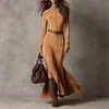 2025 En Stock Alta Calidad Cachemir Doble Cara Nueva Moda Otoñal Europea y Americana Elegante Cremallera Cuello Alto Chaqueta