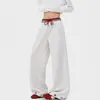 Pantalones Deportivos Bordados de Estilo Étnico Americano para Hombre y Mujer, Pantalones Largos Deportivos con Diseño Vintage de Primavera, Pantalones Casuales de Calle con Cordón