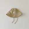 Chapéus de Bebê Coreanos Qiu Nan Primavera e Outono Novo Estilo Ins Proteção Solar Chapéu de Sol Chapéu Bucket de Bebê Chapéu de Pescador Infantil Venda por Atacado