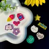 Novos Estilos de Coleiras DIY para Cães e Gatos, Coloridas em Desenho Animado, Material de Resina 3D, Acessórios de Pescoço, Venda por Atacado