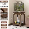 Suporte de Flores Modular Estilo Chinês Novo, Prateleira Escalonada Alta e Baixa, Design Ampliado de Chão para Sala de Estar, Novo Modelo 2026, Suporte de Flores Escalonado, Suporte para Aquário