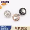 Botones Metálicos para Camisas, Botones de Punto para Suéteres, Botones, Accesorios Dorados para Ropa