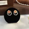 Pendientes de Flor de Gota de Aceite Coloridos de Verano para Mujer Diseño de Nicho Pendientes de Cuentas de Mijo Nuevo Estilo Caliente 2025 Pendientes Elegantes