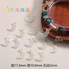 Pingente Estrela e Lua Acessórios DIY Peças de Liga Mista Pulseira com Recortes Contas para Colar Acessórios para Joias DIY